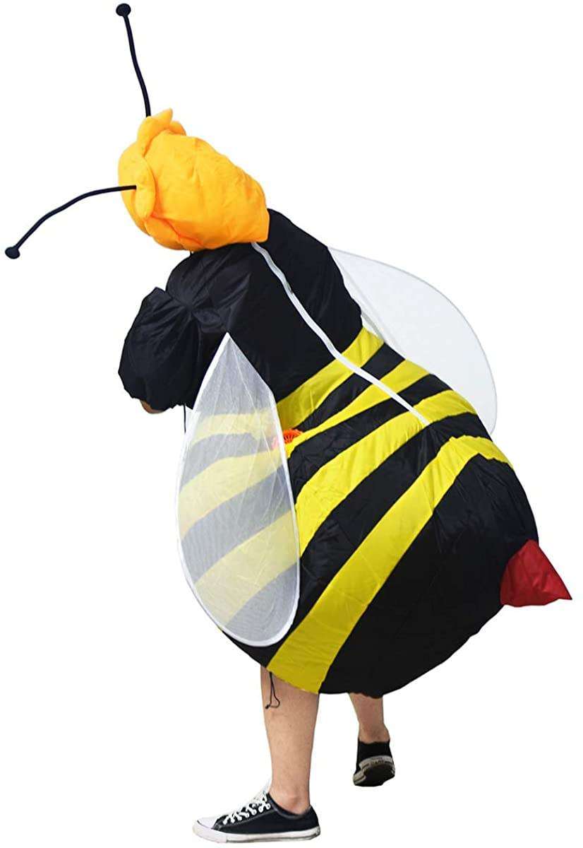 JYZCOS Inflatable Bumble Bee Costume Adult Blow up Halloween Fancy Dress 3