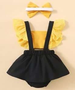 AGQT Baby Girl's Bee Costume 1st Halloween Dress Up Size 0-24 Months 3