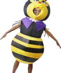 Spooktacular Creations Adult Inflatable Costume Full Body Bumble Bee Air Blow-up Deluxe Halloween Bee Costume 3