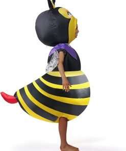 Spooktacular Creations Adult Inflatable Costume Full Body Bumble Bee Air Blow-up Deluxe Halloween Bee Costume 4