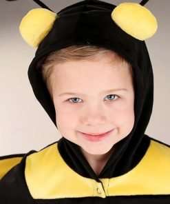 Toddler Bumble Bee Costume Cute Bumblebee Jumpsuit for Boys and Girls, Toddler Halloween Costume Roleplay Outfit 4