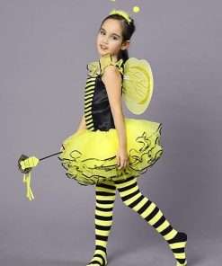 Bumble Bee Costume, Princess Fancy Dress Up(Tutu, Wings, Antenna) - 3