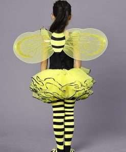 Bumble Bee Costume, Princess Fancy Dress Up(Tutu, Wings, Antenna) - 5