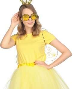 Funcredible Bumble Bee Costume Accessories - Bee Wings and Bee Antenna Headband with Bee Glasses - Honey Bee Costumes - 2
