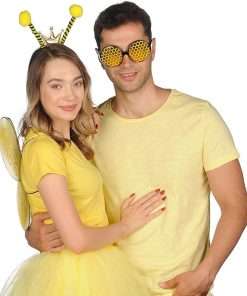 Funcredible Bumble Bee Costume Accessories - Bee Wings and Bee Antenna Headband with Bee Glasses - Honey Bee Costumes - 3