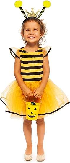 Funnlot Bee Headbands, 2PCS Bee Antenna Headband Bee Costume Accessories Insect Hair Address Bee Ant Ladybug Hair Band Kids Adult Halloween Cosplay Bee Birthday Party Favors - 4