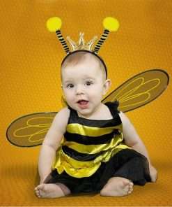 Funnlot Bee Headbands, 2PCS Bee Antenna Headband Bee Costume Accessories Insect Hair Address Bee Ant Ladybug Hair Band Kids Adult Halloween Cosplay Bee Birthday Party Favors - 6