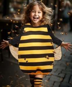 HOMELEX Bumble Bee Costume for Girls Funny Animal Halloween Kids Costumes - 3