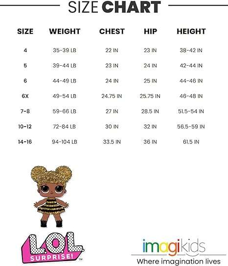L.O.L. Surprise! Queen Bee Girls Mesh Dress Toddler to Big Kid - 6