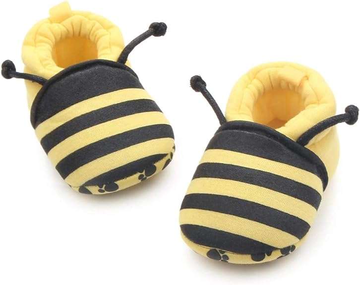 Meckior Save Beautiful Cute Cartoon Infant Unisex Baby Warm Cotton Anti-Slip Soft Sole First Walkers Shoes - 1