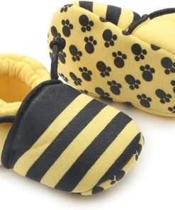 Meckior Save Beautiful Cute Cartoon Infant Unisex Baby Warm Cotton Anti-Slip Soft Sole First Walkers Shoes - 3