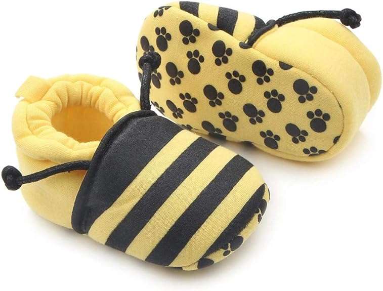 Meckior Save Beautiful Cute Cartoon Infant Unisex Baby Warm Cotton Anti-Slip Soft Sole First Walkers Shoes - 3