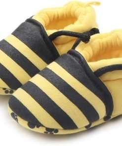 Meckior Save Beautiful Cute Cartoon Infant Unisex Baby Warm Cotton Anti-Slip Soft Sole First Walkers Shoes - 4
