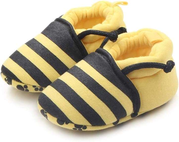 Meckior Save Beautiful Cute Cartoon Infant Unisex Baby Warm Cotton Anti-Slip Soft Sole First Walkers Shoes - 4