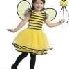 Spooktacular Creations Bumble Bee Costume for Girls, Cute Bumble Bee Costume for Halloween Dress Up and Role-Playing - 1