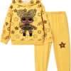 L.O.L. Surprise! Girl's Clothes Long Sleeve Stars Print Hoodie Sweatshirt and Pant Leggings 2 Piece Outfit - 1