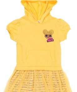 L.O.L. Surprise! Queen Bee Girls French Terry Cosplay Dress Little Kid to Big Kid - 1