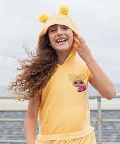 L.O.L. Surprise! Queen Bee Girls French Terry Cosplay Dress Little Kid to Big Kid - 2