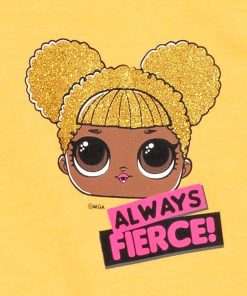 L.O.L. Surprise! Queen Bee Girls French Terry Cosplay Dress Little Kid to Big Kid - 6
