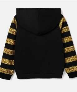 L.O.L. Surprise! Toddler Kid Girl Sequin Zipper Coat Jacket Character Print Long Sleeves Outwear - 2