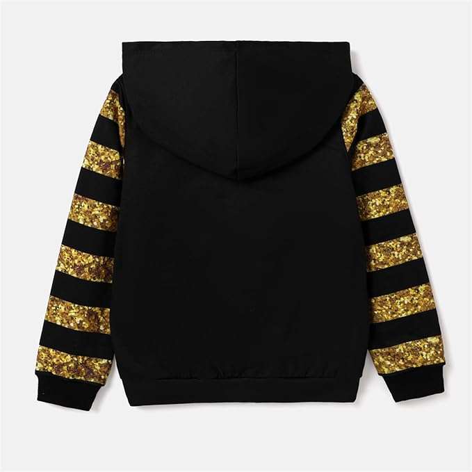L.O.L. Surprise! Toddler Kid Girl Sequin Zipper Coat Jacket Character Print Long Sleeves Outwear - 2