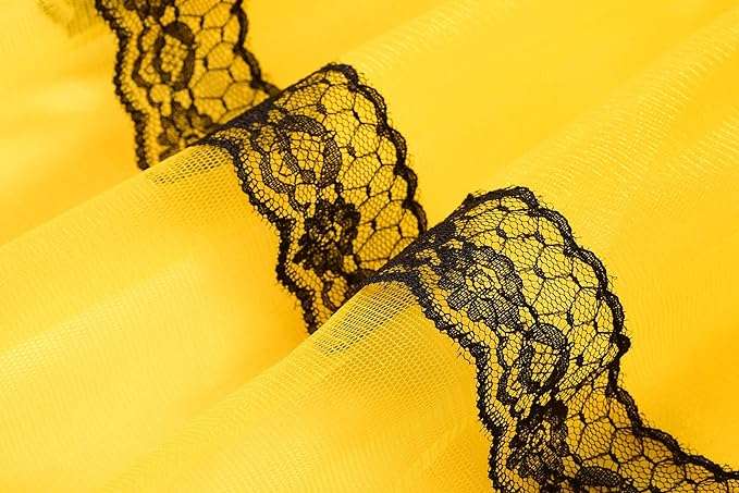 ReliBeauty Bumble Bee Costume Kids Bee Costume Toddler Fancy Dress with Bee Wings Halloween Party - 6