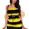 Leg Avenue Women's 3 Pc Bizzy Bee Costume with Dress, Wing Harness, Headband - 1