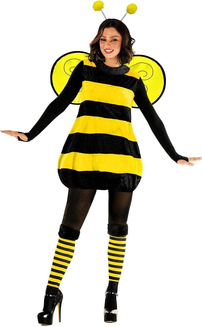 Morph Queen Bee Costume Women - Bee Costume Adult - Bumble Bee Costume - Adult Bumblebee Costume Women - 1
