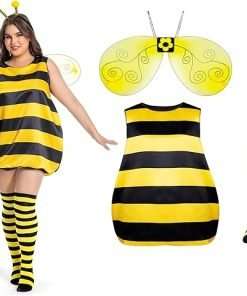 Seawhisper Halloween Bee Costume for Women 8-22 - 1