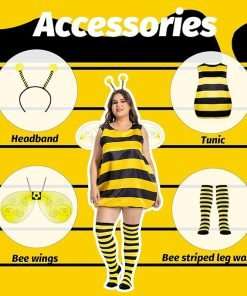 Seawhisper Halloween Bee Costume for Women 8-22 - 2
