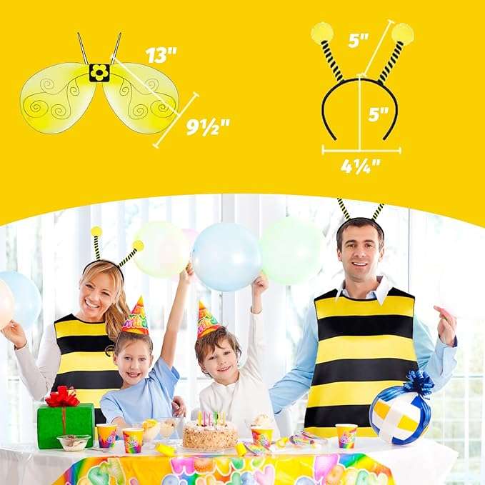 Seawhisper Halloween Bee Costume for Women 8-22 - 3
