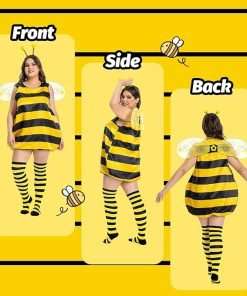 Seawhisper Halloween Bee Costume for Women 8-22 - 4