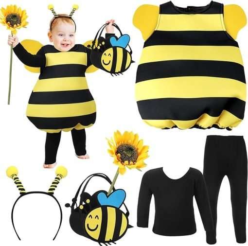 bumble bee antenna, Buzzing With Cuteness: A Review Of The Vabean Bumblebee Costume For Toddler Kids 0-6 Months