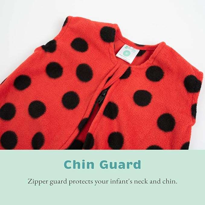 Baby Fleece Sleep Sack - Infant Wearable Blanket Newborn Swaddle Sleepbag & Hat - 5