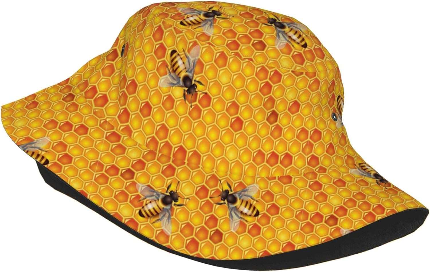 Cute Kawaii Light Blue Cat Cartoon Print Bucket Hat Fisherman Fishing Sun Cap for Adult Women Men Girl Boy Unisex - 2