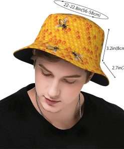 Cute Kawaii Light Blue Cat Cartoon Print Bucket Hat Fisherman Fishing Sun Cap for Adult Women Men Girl Boy Unisex - 3