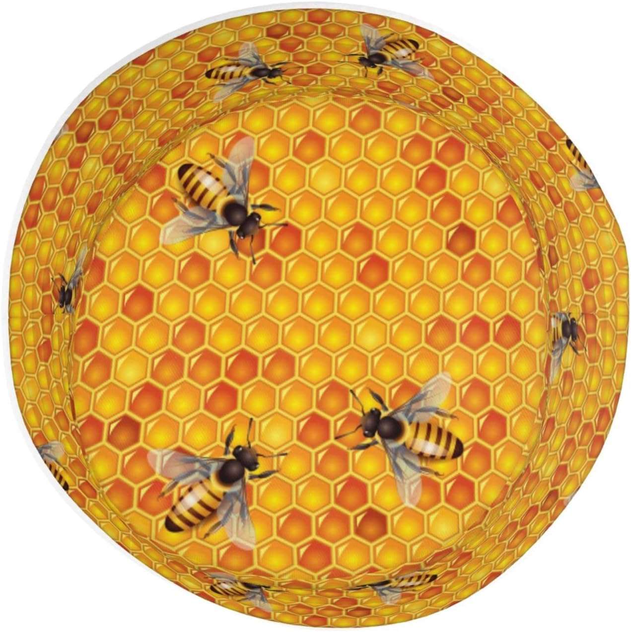 Cute Kawaii Light Blue Cat Cartoon Print Bucket Hat Fisherman Fishing Sun Cap for Adult Women Men Girl Boy Unisex - 4