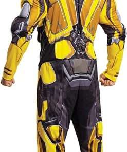 Disguise Men's Bumblebee Movie Classic Muscle Adult Costume - 2
