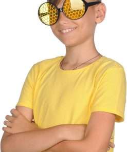 Funcredible Bumblebee Glasses - Bumble Bee Sunglasses - Honey Bee Costume - Bumble Bee Costume Accessories for Adults and Kids - 5