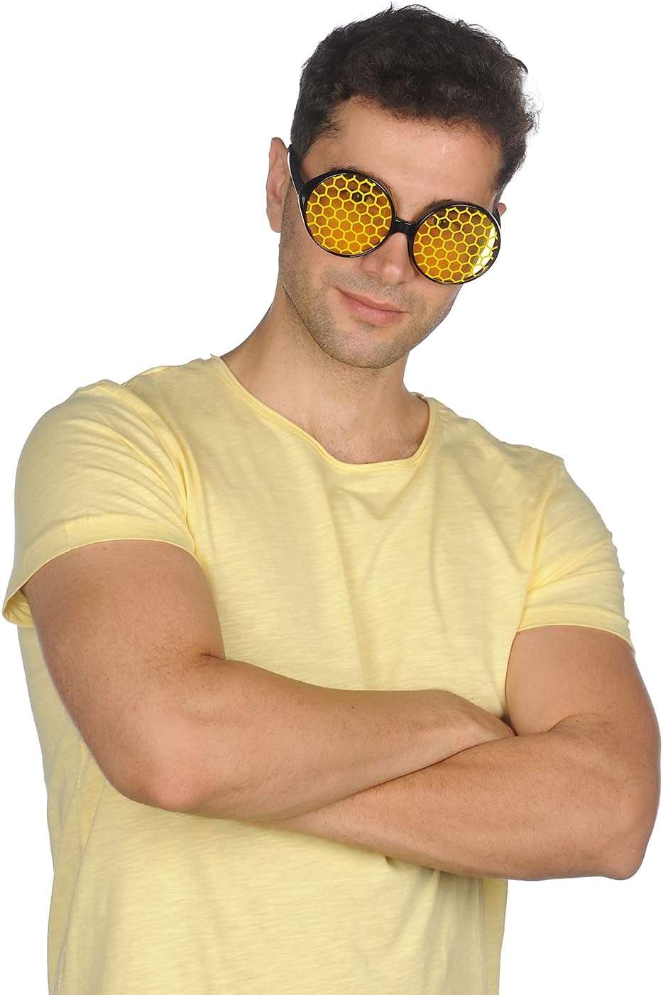 Funcredible Bumblebee Glasses - Bumble Bee Sunglasses - Honey Bee Costume - Bumble Bee Costume Accessories for Adults and Kids - 6
