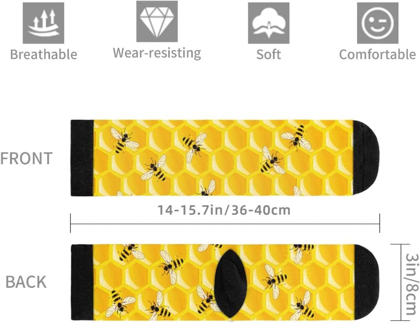 Funny Socks Novelty Crew Gifts Crazy Socks for Women & Men - 4