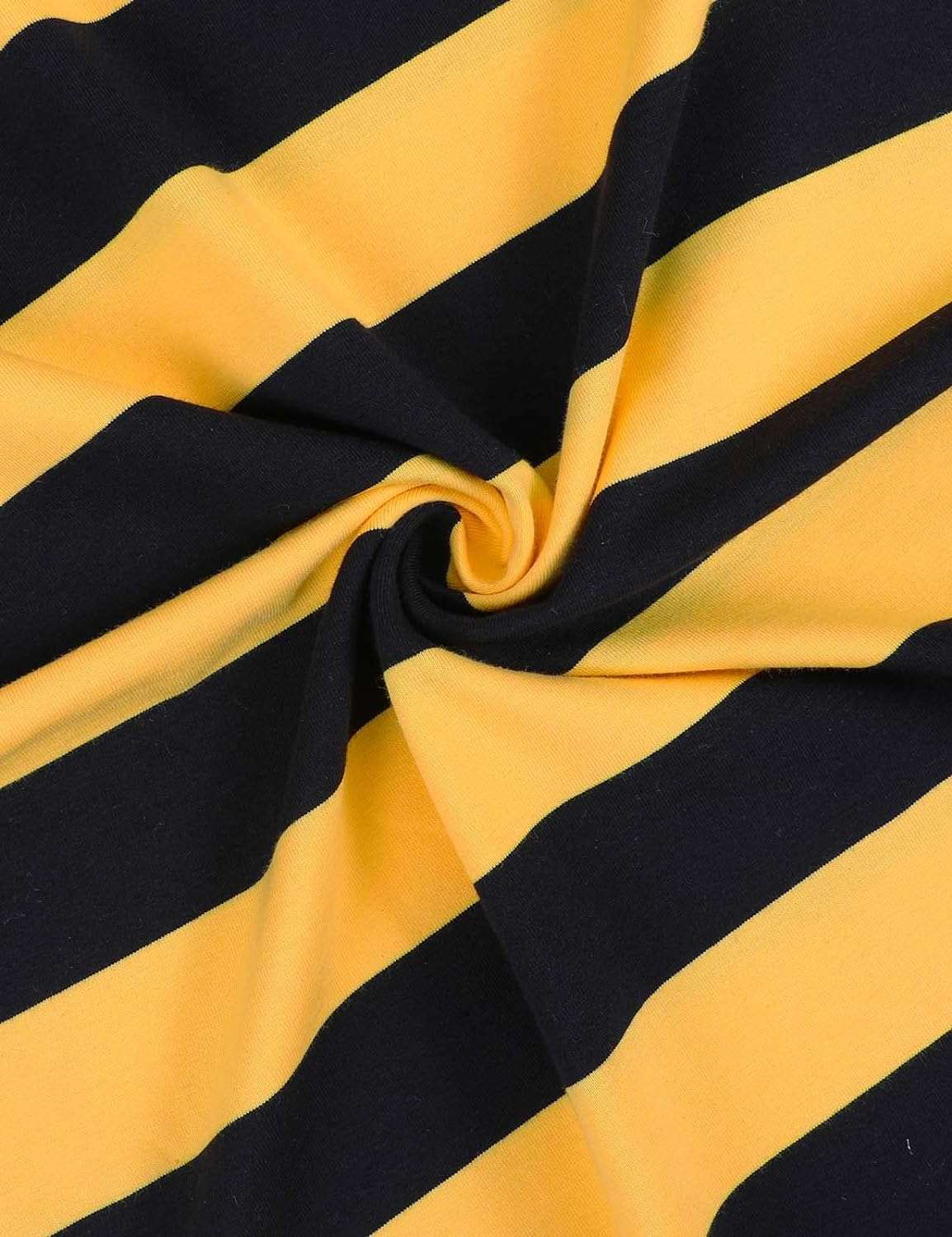 Funny World Men's Striped T-Shirt Crewneck Long Sleeves Basic Casual Top - 5