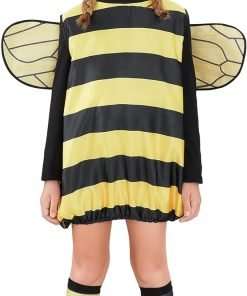 BHMAWSRT Womens Kids bee Costume Halloween Costume bee Wings Headband Halloween Accessories Family Matching Outfits - 1