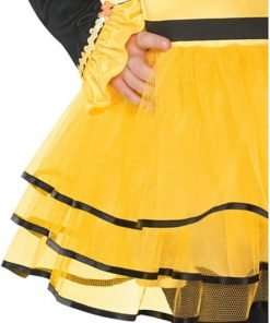 Ballerina Bee Costume Set - Adorable Kids Black & Yellow Dress-Up Outfit (Size 4-6) - Perfect For Parties, Dance Performances & Creative Play - 2