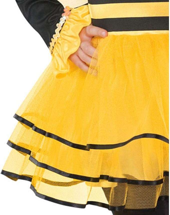 Ballerina Bee Costume Set - Adorable Kids Black & Yellow Dress-Up Outfit (Size 4-6) - Perfect For Parties, Dance Performances & Creative Play - 2