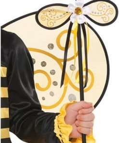 Ballerina Bee Costume Set - Adorable Kids Black & Yellow Dress-Up Outfit (Size 4-6) - Perfect For Parties, Dance Performances & Creative Play - 3