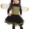 Dress Up America Bumblebee Costume For Girls - Bumble Bee Dress For Kids - 1