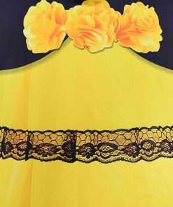 Girls Honeybee Dress Bee Costume Birthday Party Dress Halloween Cosplay Outfits - 3