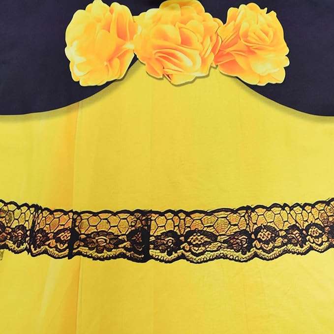 Girls Honeybee Dress Bee Costume Birthday Party Dress Halloween Cosplay Outfits - 3
