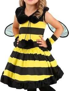 Toddler Girl's Deluxe Bumble Bee Costume - 2